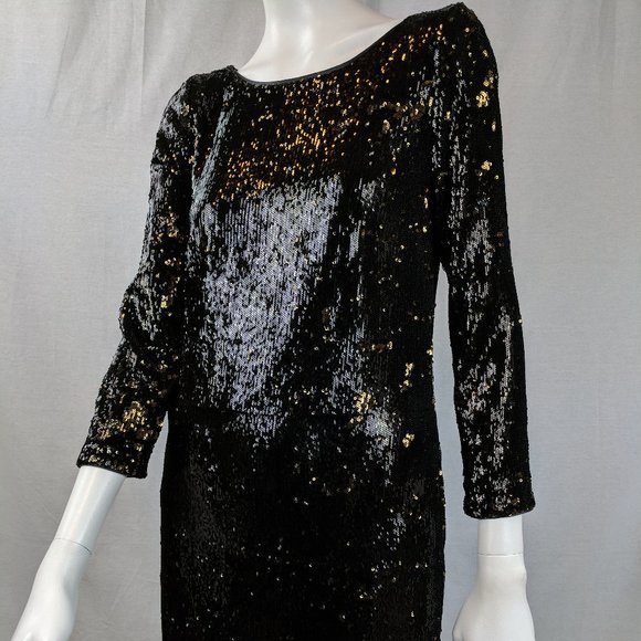 NWT HALSTON HERITAGE OMBRE SEQUIN DRESS - Picture 2 of 8